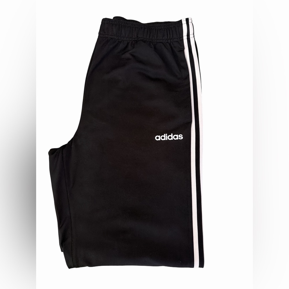 Black Adidas Men’s Essentials Track Pants